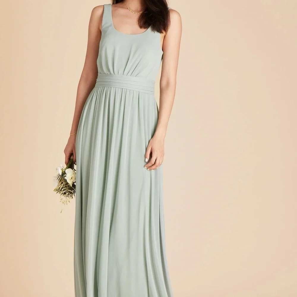 Birdy Grey Jan Maxi Dress Women S Sage Green Backless Bridesmaid Formal Wedding
